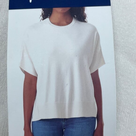 Splendid Womens Oversized Knit Top XS Ivory Viscose Blend New d0362 - Picture 1 of 8